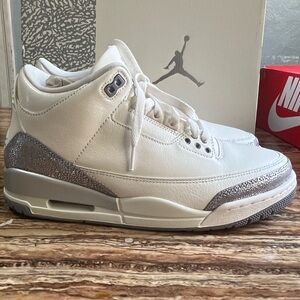2025 WMNs Air Jordan Retro 3 “Sail Metallic Silver”